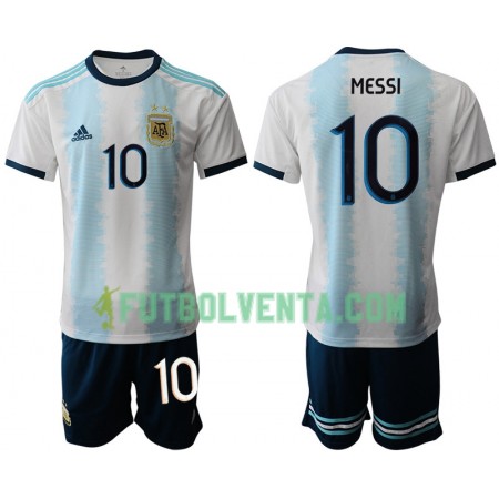 Camiseta de fútbol Argentina MESSI 10 Niños 1ª equipación Copa América 2019
